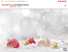 Tablet Screenshot of nashville-christmas-lighting.com